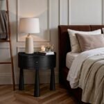 Oasis Acacia Veneer And Solid Wood Nightstand - Image 2