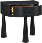 Oasis Acacia Veneer And Solid Wood Nightstand - Image 6