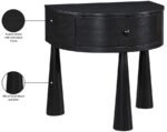 Oasis Acacia Veneer And Solid Wood Nightstand - Image 12