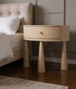 Oasis Acacia Veneer And Solid Wood Nightstand - Image 2