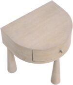 Oasis Acacia Veneer And Solid Wood Nightstand - Image 8