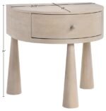 Oasis Acacia Veneer And Solid Wood Nightstand - Image 11