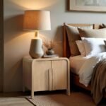 Harmony Oak Veneer And Solid Wood Nightstand - Image 2