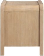 Harmony Oak Veneer And Solid Wood Nightstand - Image 4