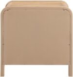 Harmony Oak Veneer And Solid Wood Nightstand - Image 5