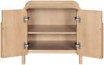 Harmony Oak Veneer And Solid Wood Nightstand - Image 8
