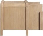 Harmony Oak Veneer And Solid Wood Nightstand - Image 9
