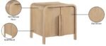 Harmony Oak Veneer And Solid Wood Nightstand - Image 11
