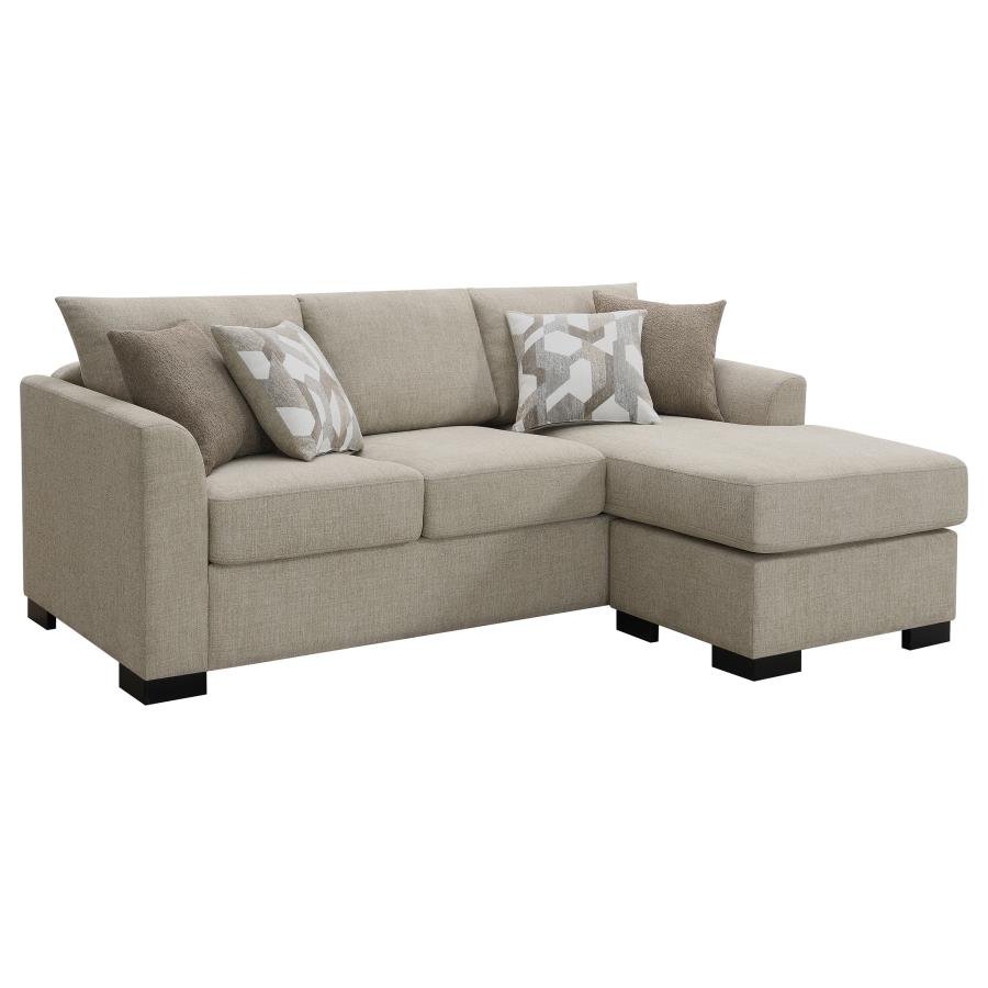 504778_04x900.jpg STOREY UPHOLSTERED SLEEPER SECTIONAL CHAISE SOFA CAMEL - Image 1