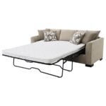 STOREY UPHOLSTERED SLEEPER SECTIONAL CHAISE SOFA CAMEL - Image 7
