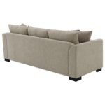 STOREY UPHOLSTERED SLEEPER SECTIONAL CHAISE SOFA CAMEL - Image 12