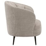 ELLORIE 3-PIECE UPHOLSTERED CURVED SOFA SET BEIGE - Image 11
