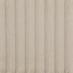 ELLORIE UPHOLSTERED CHANNEL BACK CURVED LOVESEAT BEIGE - Image 10