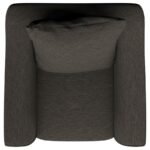 SALIZAR UPHOLSTERED FLARED ARM ACCENT CHAIR CHARCOAL GREY - Image 10