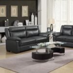 ARABELLA UPHOLSTERED PADDED ARM SOFA GREY - Image 2