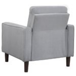 BOWEN 3-PIECE UPHOLSTERED TRACK ARM TUFTED SOFA SET GREY - Image 11