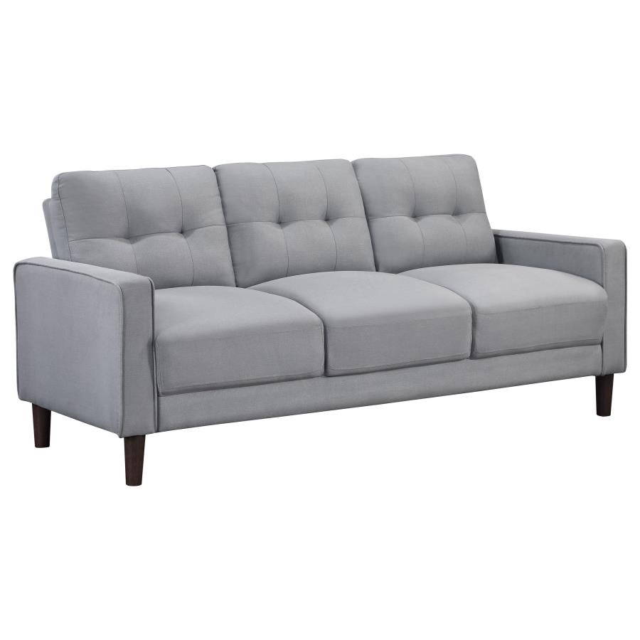 506781_02x900.jpg BOWEN UPHOLSTERED TRACK ARM TUFTED SOFA GREY - Image 1
