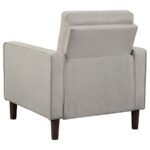 BOWEN 3-PIECE UPHOLSTERED TRACK ARM TUFTED SOFA SET BEIGE - Image 11