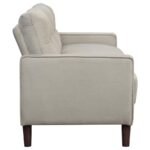 BOWEN UPHOLSTERED TRACK ARM TUFTED SOFA BEIGE - Image 8