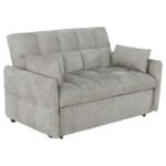 COTSWOLD UPHOLSTERED CONVERTIBLE SLEEPER SOFA BED LIGHT GREY