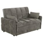 COTSWOLD UPHOLSTERED CONVERTIBLE SLEEPER SOFA BED DARK GREY