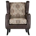 ELMBROOK 3-PIECE UPHOLSTERED ROLLED ARM SOFA SET BROWN - Image 5