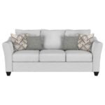 SALIZAR 3-PIECE UPHOLSTERED FLARED ARM SOFA SET SAND - Image 4