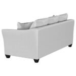 SALIZAR 3-PIECE UPHOLSTERED FLARED ARM SOFA SET SAND - Image 5