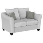 SALIZAR 3-PIECE UPHOLSTERED FLARED ARM SOFA SET SAND - Image 8