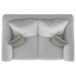 SALIZAR 3-PIECE UPHOLSTERED FLARED ARM SOFA SET SAND - Image 12