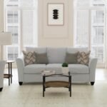 SALIZAR UPHOLSTERED FLARED ARM SOFA SAND - Image 2
