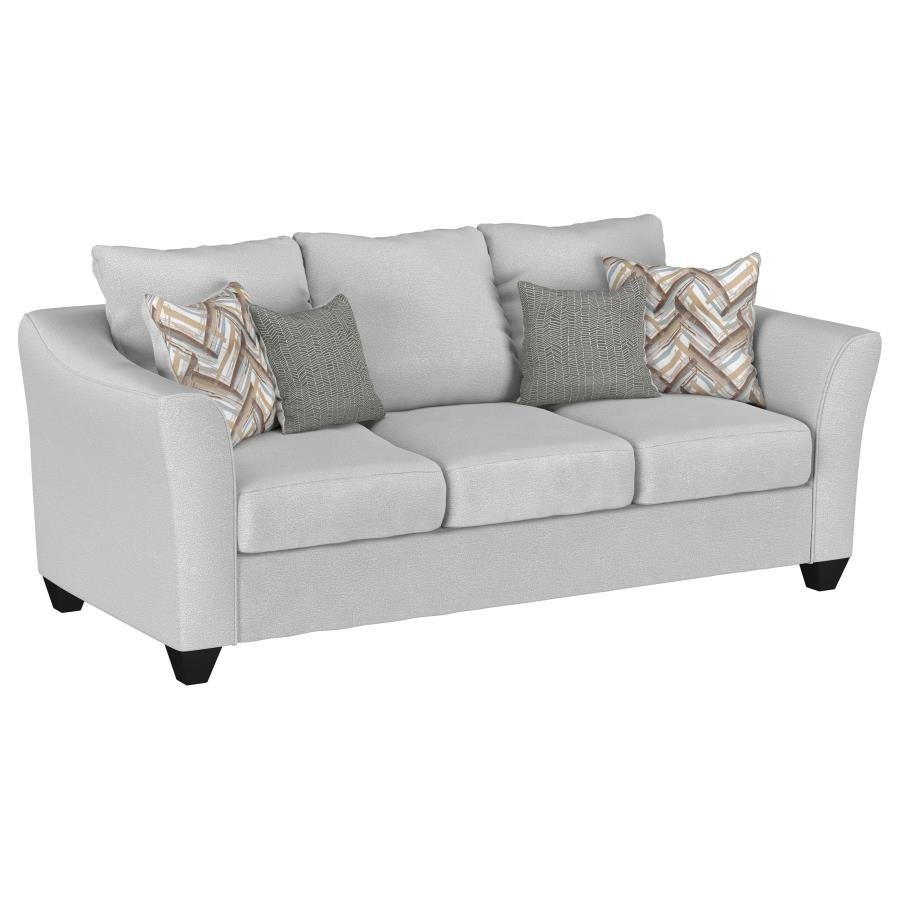 508581_02x900.jpg SALIZAR UPHOLSTERED FLARED ARM SOFA SAND - Image 1