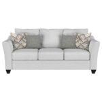 SALIZAR UPHOLSTERED FLARED ARM SOFA SAND - Image 3