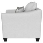 SALIZAR UPHOLSTERED FLARED ARM LOVESEAT SAND - Image 5