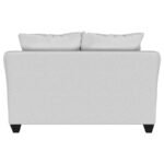 SALIZAR UPHOLSTERED FLARED ARM LOVESEAT SAND - Image 7