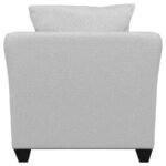 SALIZAR UPHOLSTERED FLARED ARM ACCENT CHAIR SAND - Image 7