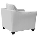 SALIZAR UPHOLSTERED FLARED ARM ACCENT CHAIR SAND - Image 8