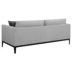 APPERSON UPHOLSTERED TRACK ARM SOFA LIGHT GREY - Image 6