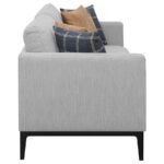 APPERSON UPHOLSTERED TRACK ARM SOFA LIGHT GREY - Image 9