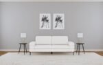JESSEL CHENILLE UPHOLSTERED TRACK ARM SOFA IVORY - Image 2