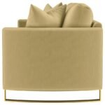 CORLISS UPHOLSTERED CURVED TRACK ARM SOFA CAMEL - Image 5