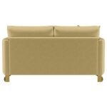 CORLISS UPHOLSTERED CURVED TRACK ARM LOVESEAT CAMEL - Image 7