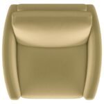 CORLISS UPHOLSTERED CURVED TRACK ARM CHAIR CAMEL - Image 10