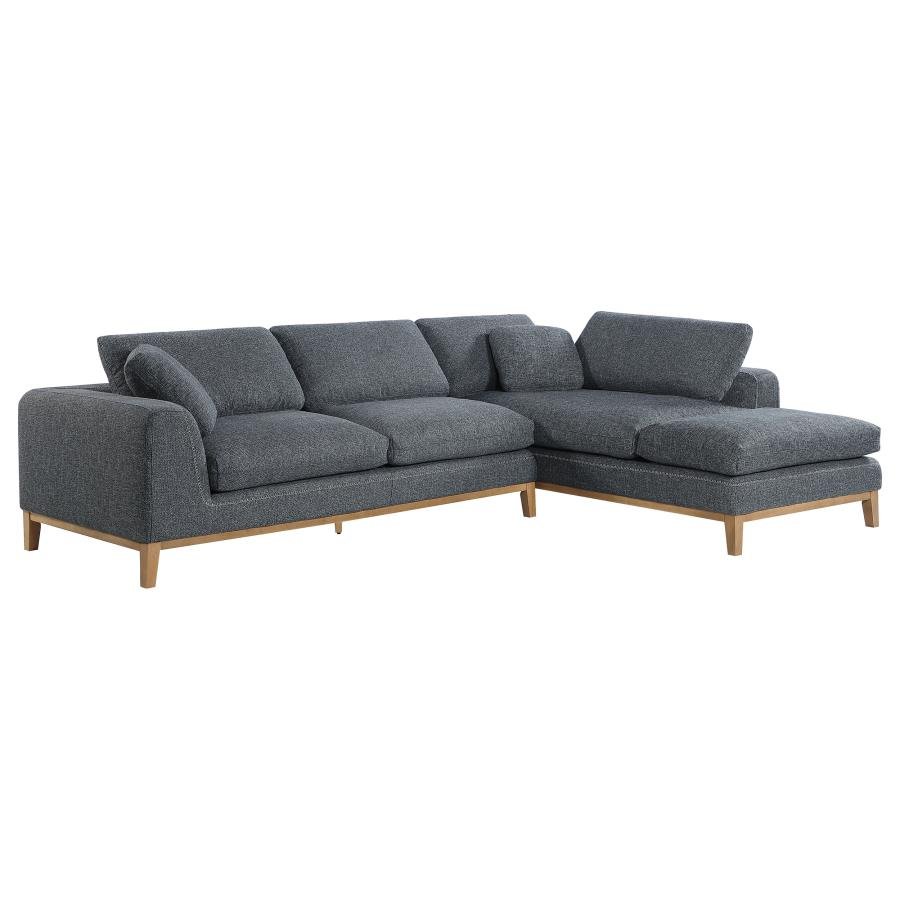 508857_02x900.jpg PERSIA UPHOLSTERED TRACK ARM SECTIONAL SOFA GREY - Image 1