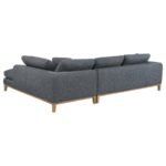 PERSIA UPHOLSTERED TRACK ARM SECTIONAL SOFA GREY - Image 4