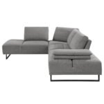 ARDEN UPHOLSTERED SECTIONAL SOFA WITH ADJUSTABLE BACK TAUPE - Image 6