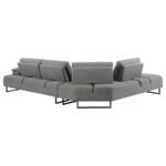 ARDEN UPHOLSTERED SECTIONAL SOFA WITH ADJUSTABLE BACK TAUPE - Image 7