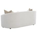 RAINN 3-PIECE BOUCLE UPHOLSTERED SLOPED ARM SOFA SET LATTE - Image 5