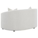 RAINN 3-PIECE BOUCLE UPHOLSTERED SLOPED ARM SOFA SET LATTE - Image 8
