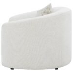 RAINN BOUCLE UPHOLSTERED SLOPED ARM ACCENT CHAIR LATTE - Image 5